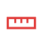 Ruler icon representing the elevator cabin diameter measurement
