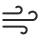 Wind icon representing air pressure movement of pneumatic vacuum elevators