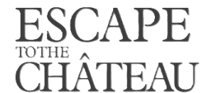 Escape to the Château logo, TV show featuring PVE home elevators