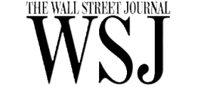 The Wall Street Journal logo, press mention of PVE home elevators